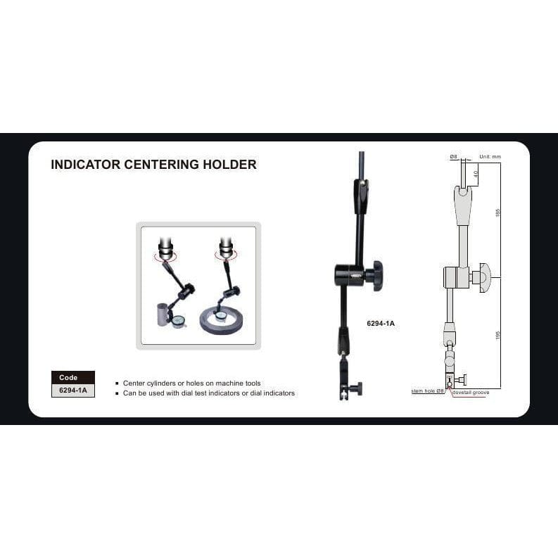 INSIZE Measuring Equipment Insize Dial Test Gauge Indicator Holder Mechanical Lock Series 6294-1A