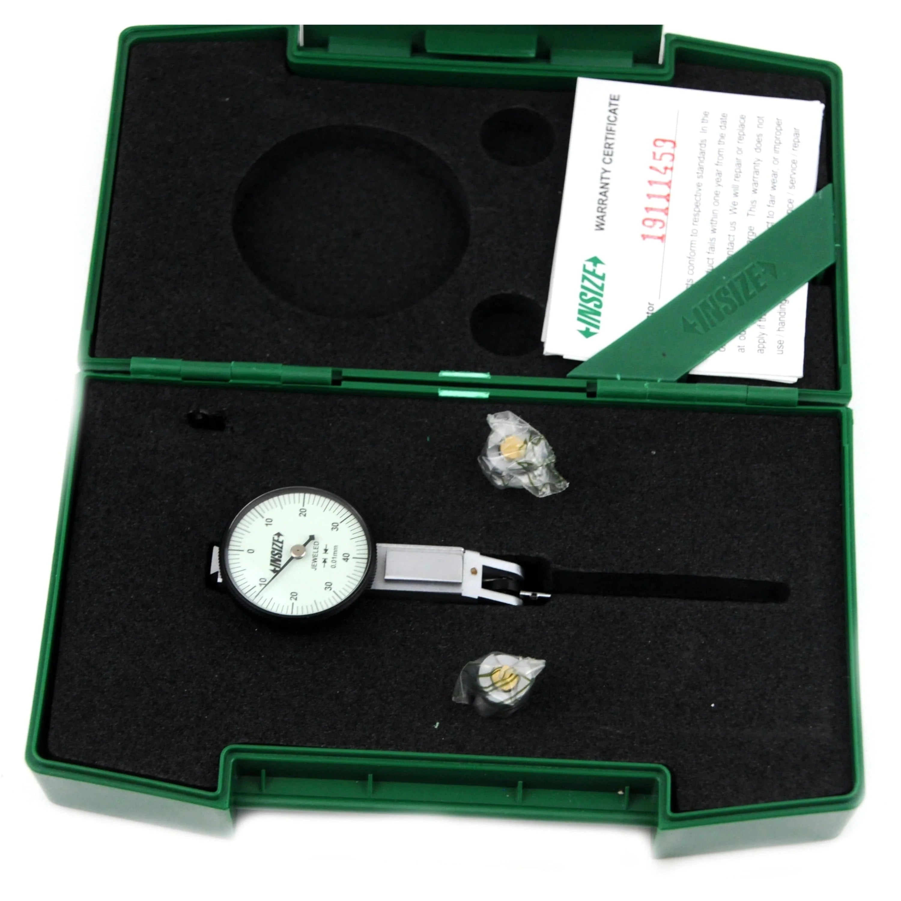 INSIZE MEASURING EQUIPMENT Insize Dial Test Indicator 0.8mm x 0.01mm Range Series 2381-08