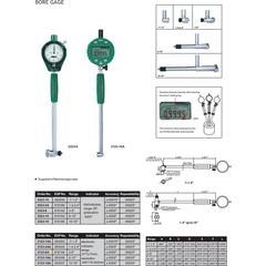 INSIZE Measuring Equipment Insize Digital Bore Gauge 2-6" Range Series 2123-6A