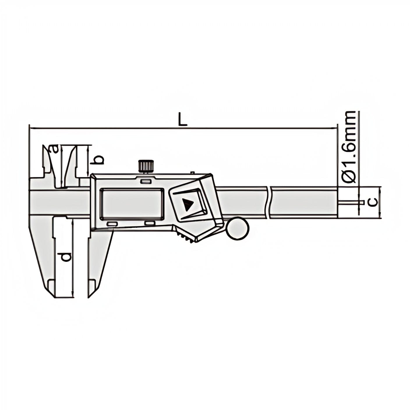 INSIZE Measuring Equipment Insize Digital Caliper 0-150mm/0-6" Range Series 1119-150