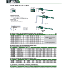 INSIZE Measuring Equipment Insize Digital Inside Groove Caliper 30–300 mm Range Series 1120-300A