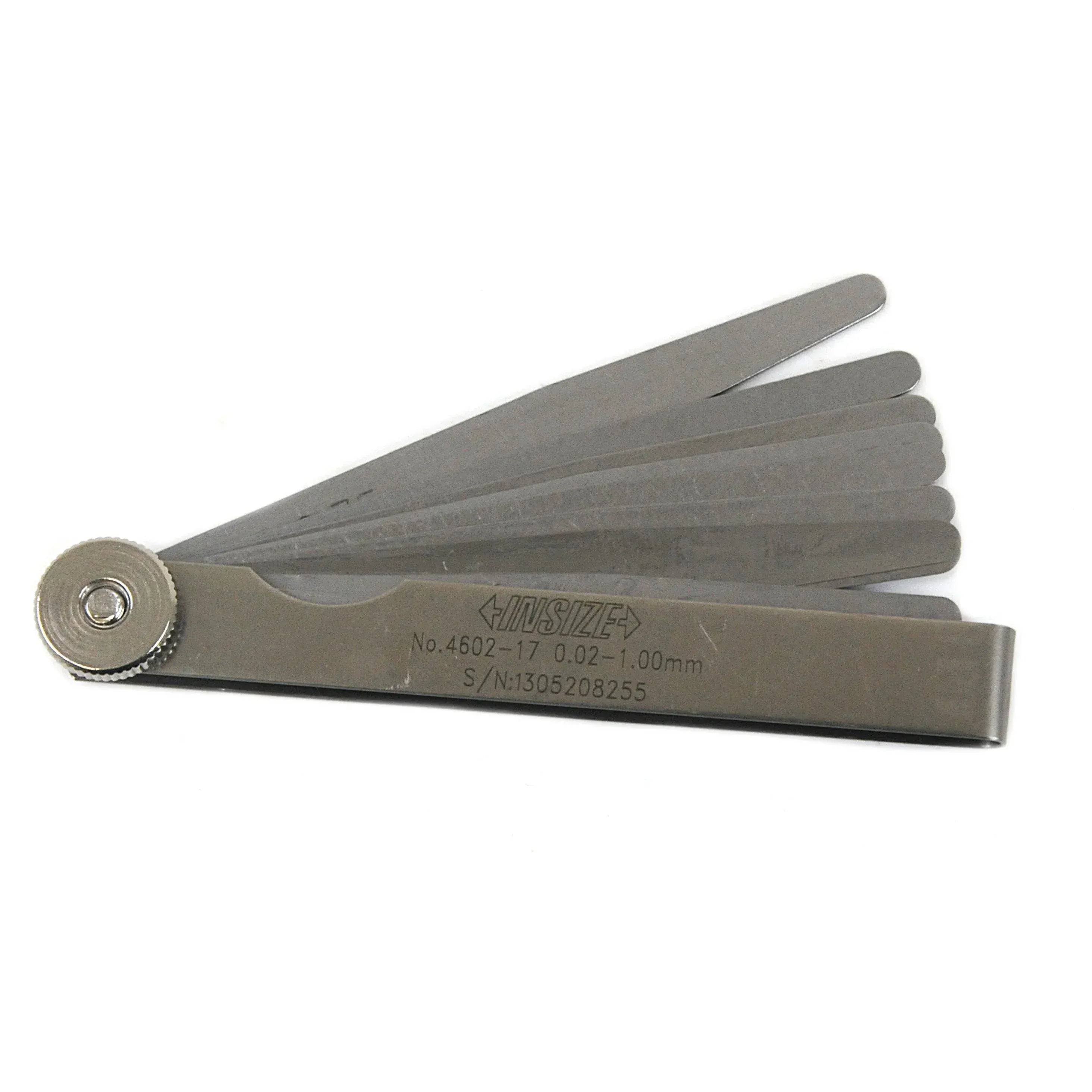 INSIZE MEASURING EQUIPMENT Insize Feeler Gauge 17pc Set 0.02-1mm Range Set 4602-17