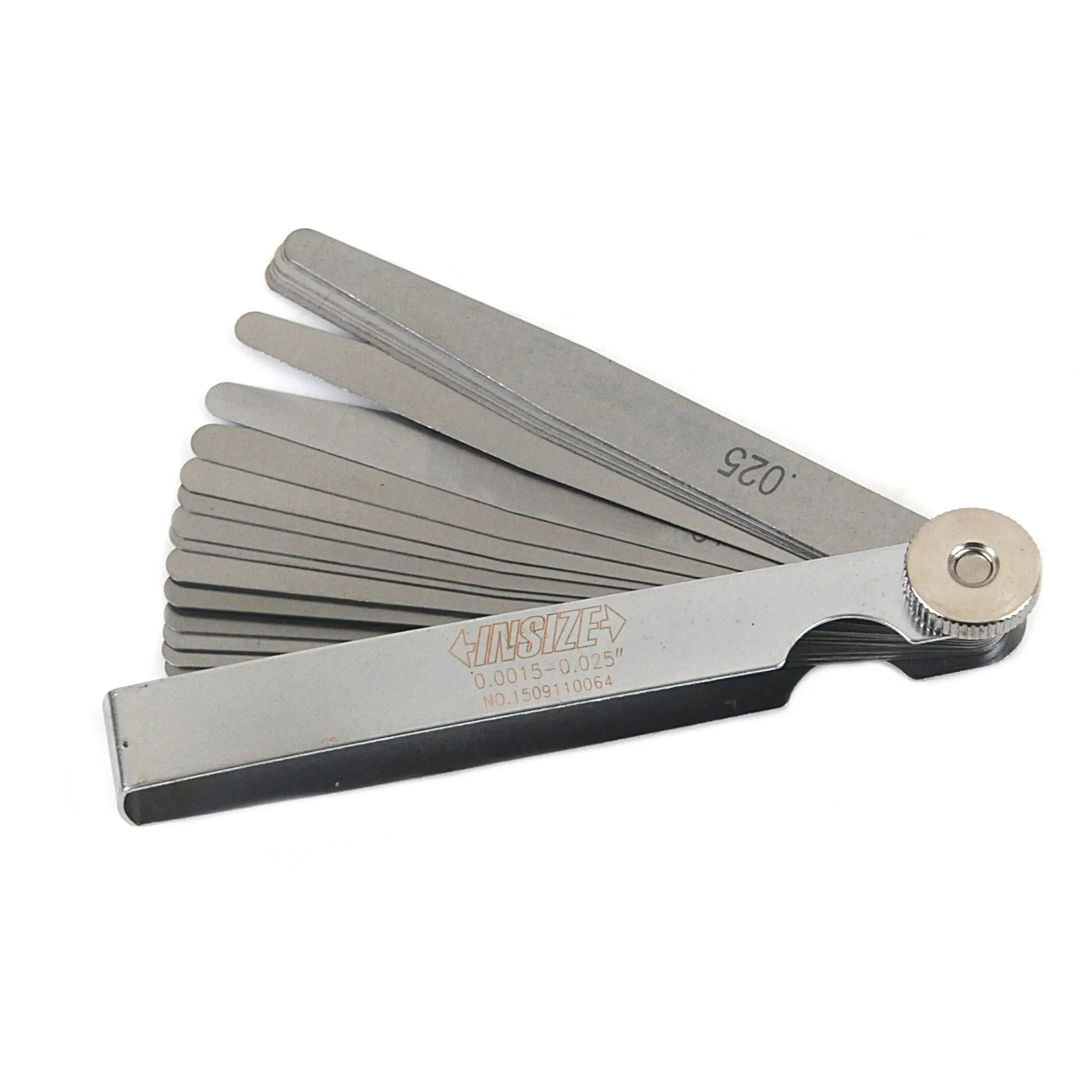 INSIZE MEASURING EQUIPMENT Insize Feeler Gauge Set 0.0015-0.025" Range Series 4613-263