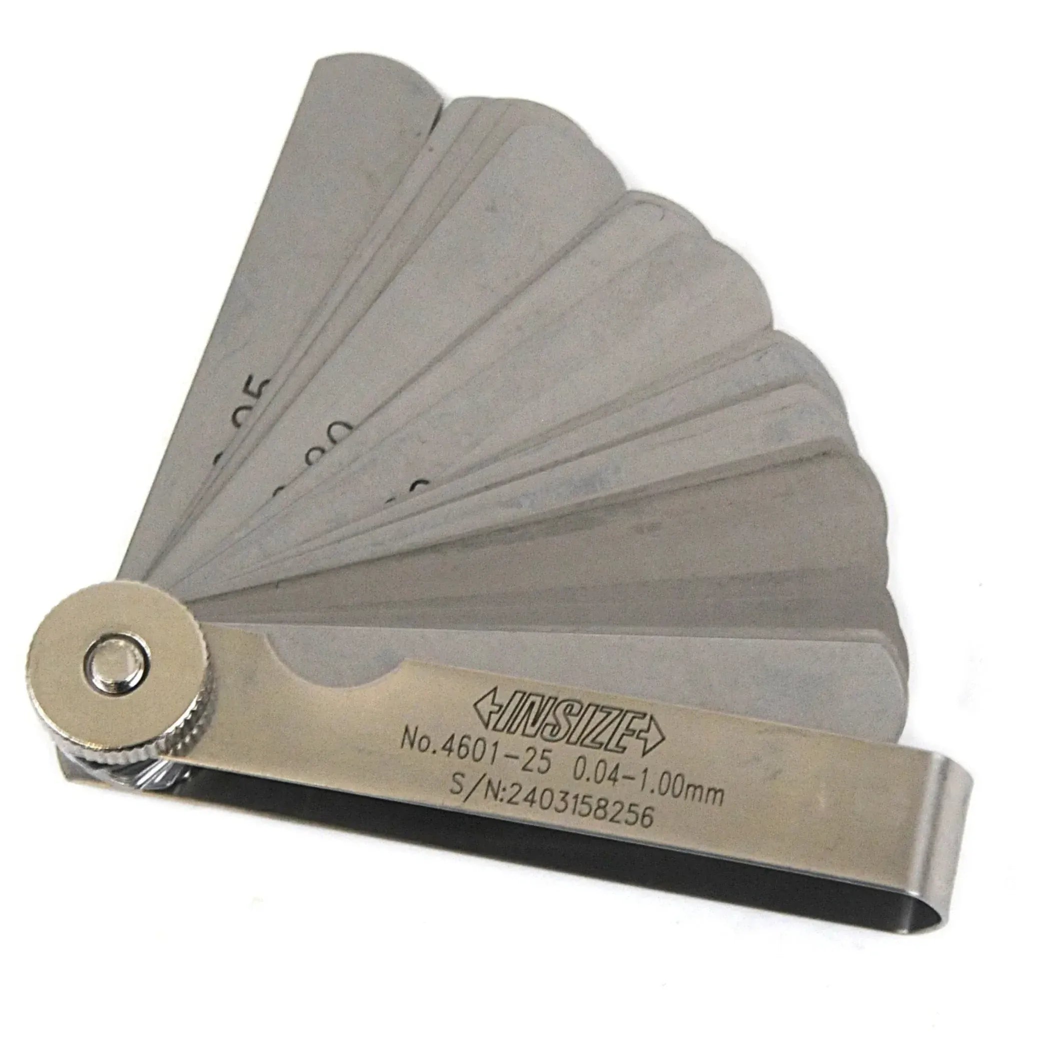 INSIZE MEASURING EQUIPMENT Insize Feeler Gauge Set 0.04-1mm Range Series 4601-25