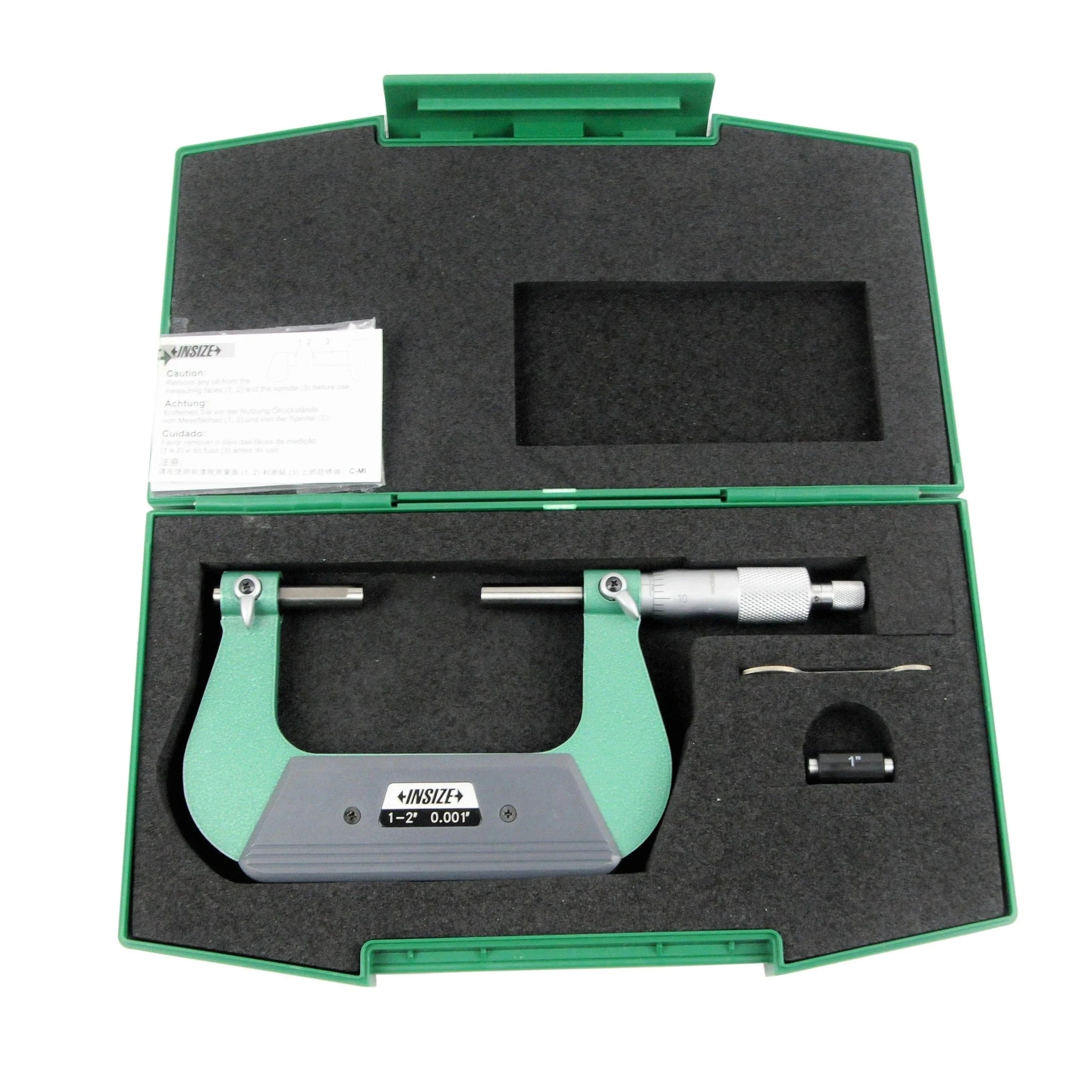 INSIZE Measuring Equipment Insize Gear Tooth Micrometer 0-2" Range Series 3291-2