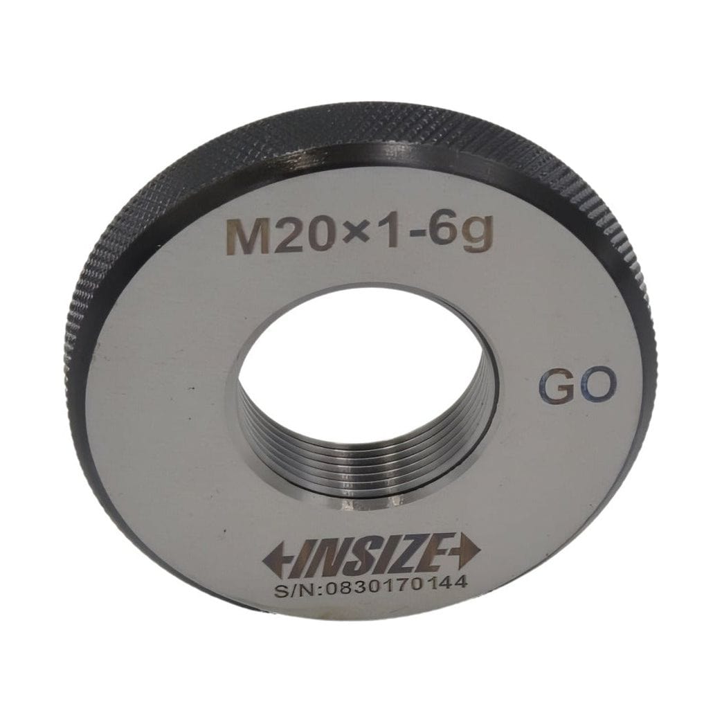 INSIZE Measuring Equipment Insize GO Thread Ring Gauge M20X1 Series 4129-20P