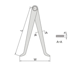 INSIZE Measuring Equipment Insize Inside Caliper 0-200mm Range Series 7240-200