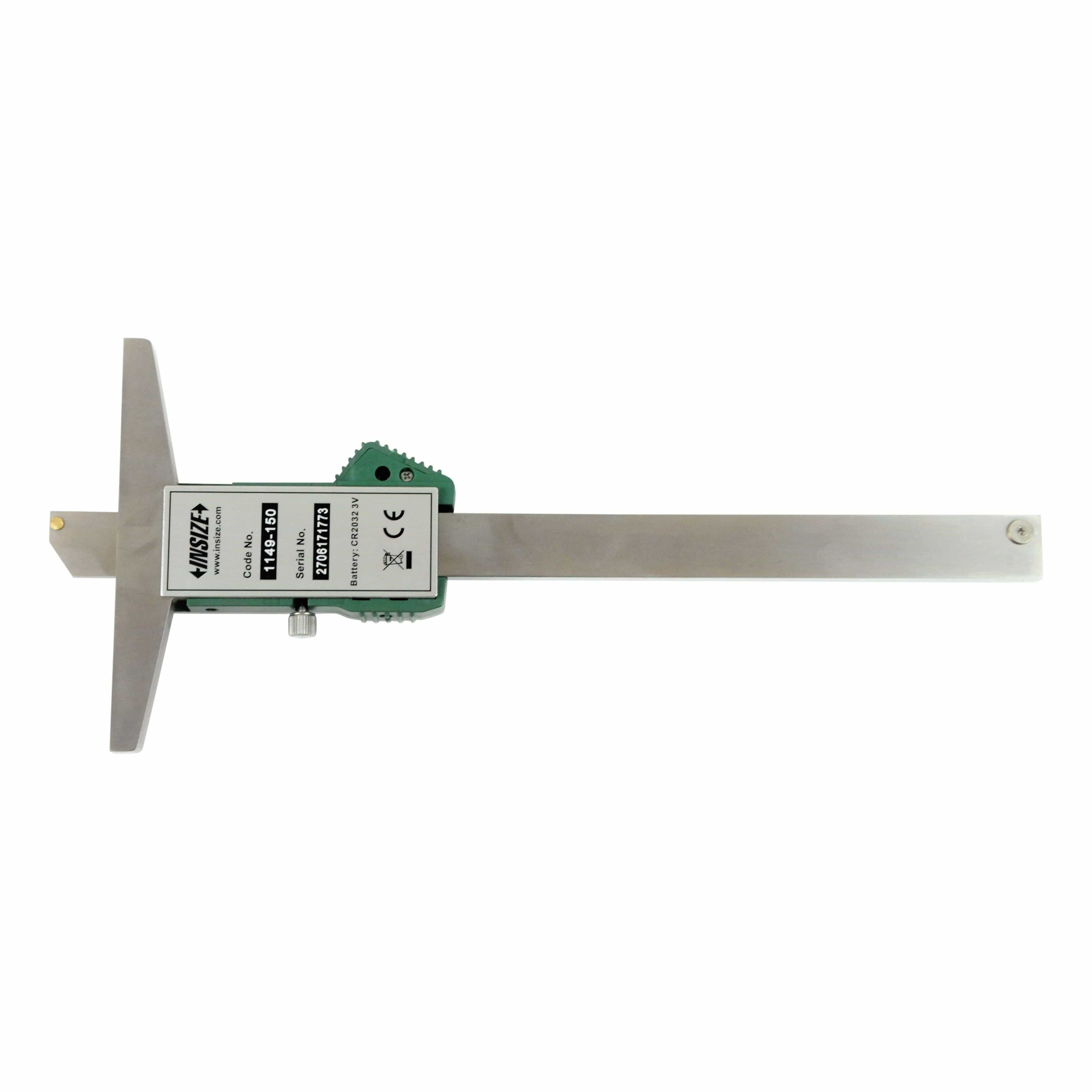INSIZE Measuring Equipment Insize IP67 Digital Depth Gauge 0-150mm / 0-6" Range Series 1149-150