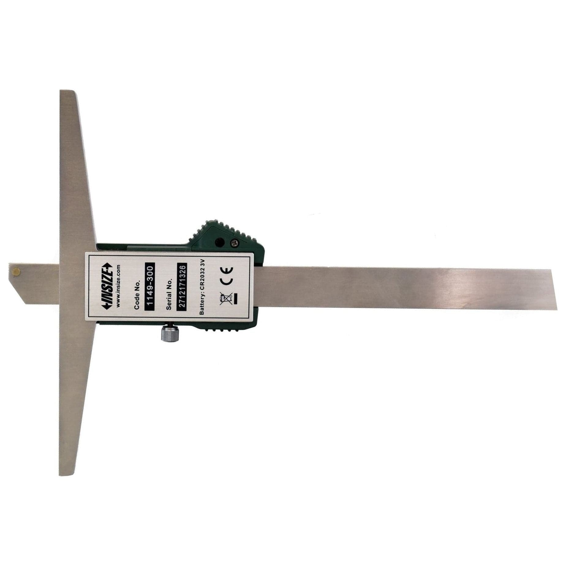 INSIZE Measuring Equipment Insize IP67 Digital Depth Gauge 0-300mm / 0-12" Range Series 1149-300
