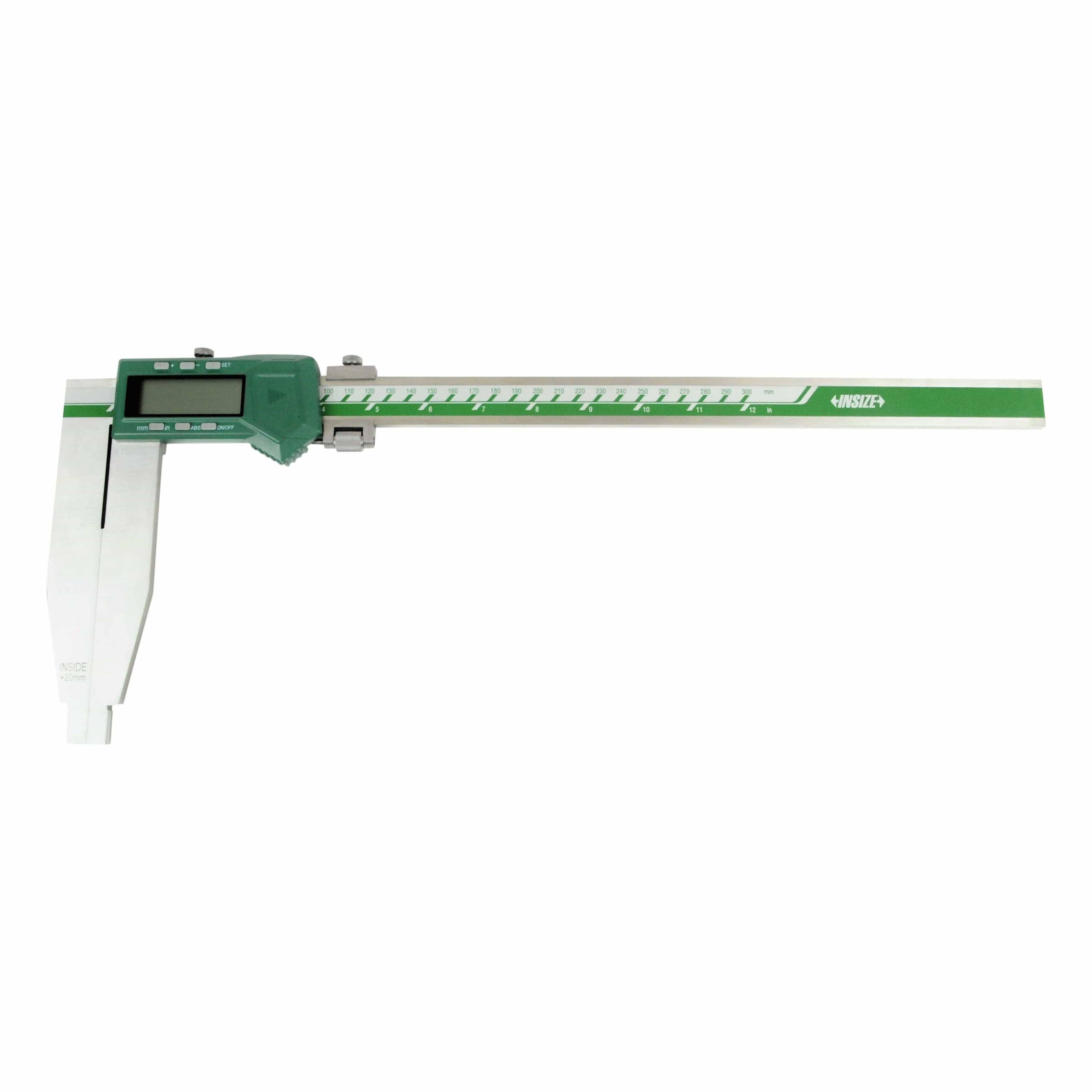 INSIZE Measuring Equipment Insize Long Jaw Digital Caliper  0-300mm / 0-12" Range Series 1106-302