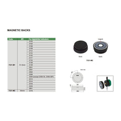 INSIZE Measuring Equipment Insize Magnetic Back Ø54 mm for Digital Indicators Series 7331-M2