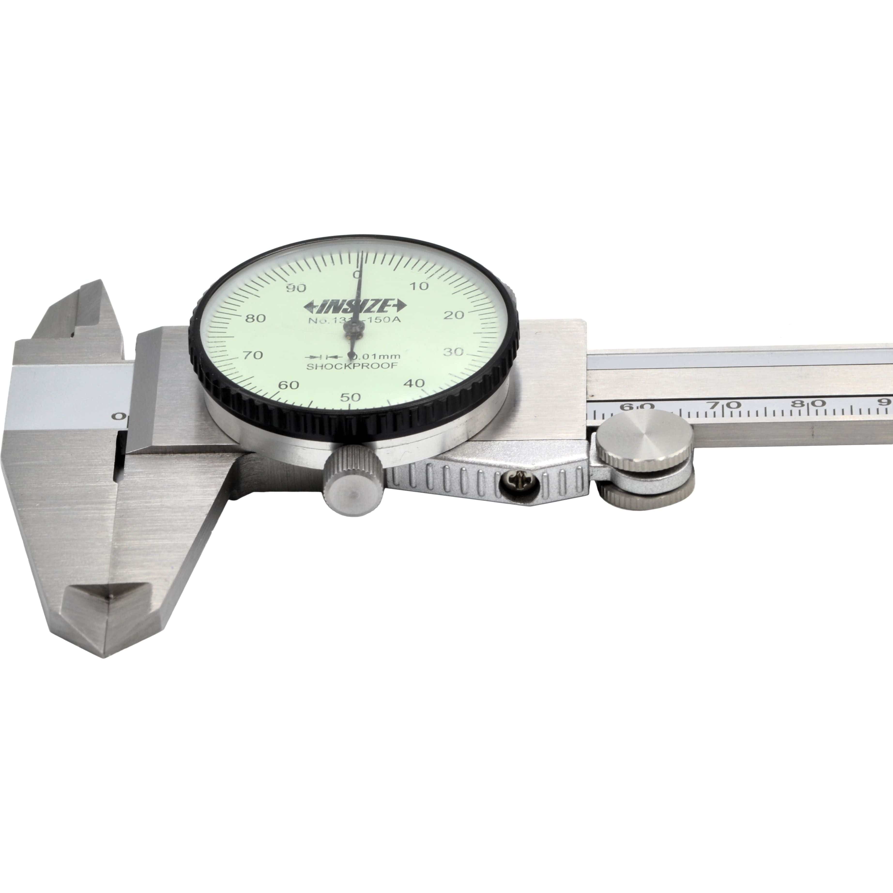 INSIZE Measuring Equipment INSIZE Metric Dial Caliper  0-200mm Range Series 1311-200A