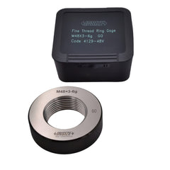 INSIZE MEASURING EQUIPMENT Insize Metric Fine Thread Ring Gauge GO M48 x 3.0 Class 6g Series 4129-48V