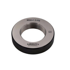 INSIZE MEASURING EQUIPMENT Insize Metric Fine Thread Ring Gauge GO M50 x 1.5 Class 6g Series 4129-50R