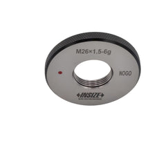 INSIZE MEASURING EQUIPMENT Insize Metric Fine Thread Ring Gauge NOGO M26 x 1.5 Class 6g Series 4129-26RN