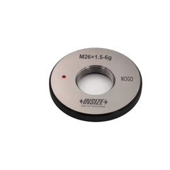 INSIZE MEASURING EQUIPMENT Insize Metric Fine Thread Ring Gauge NOGO M26 x 1.5 Class 6g Series 4129-26RN