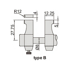 INSIZE Measuring Equipment Insize Metric Inside Micrometer 25-50mm Range Series 3220-50