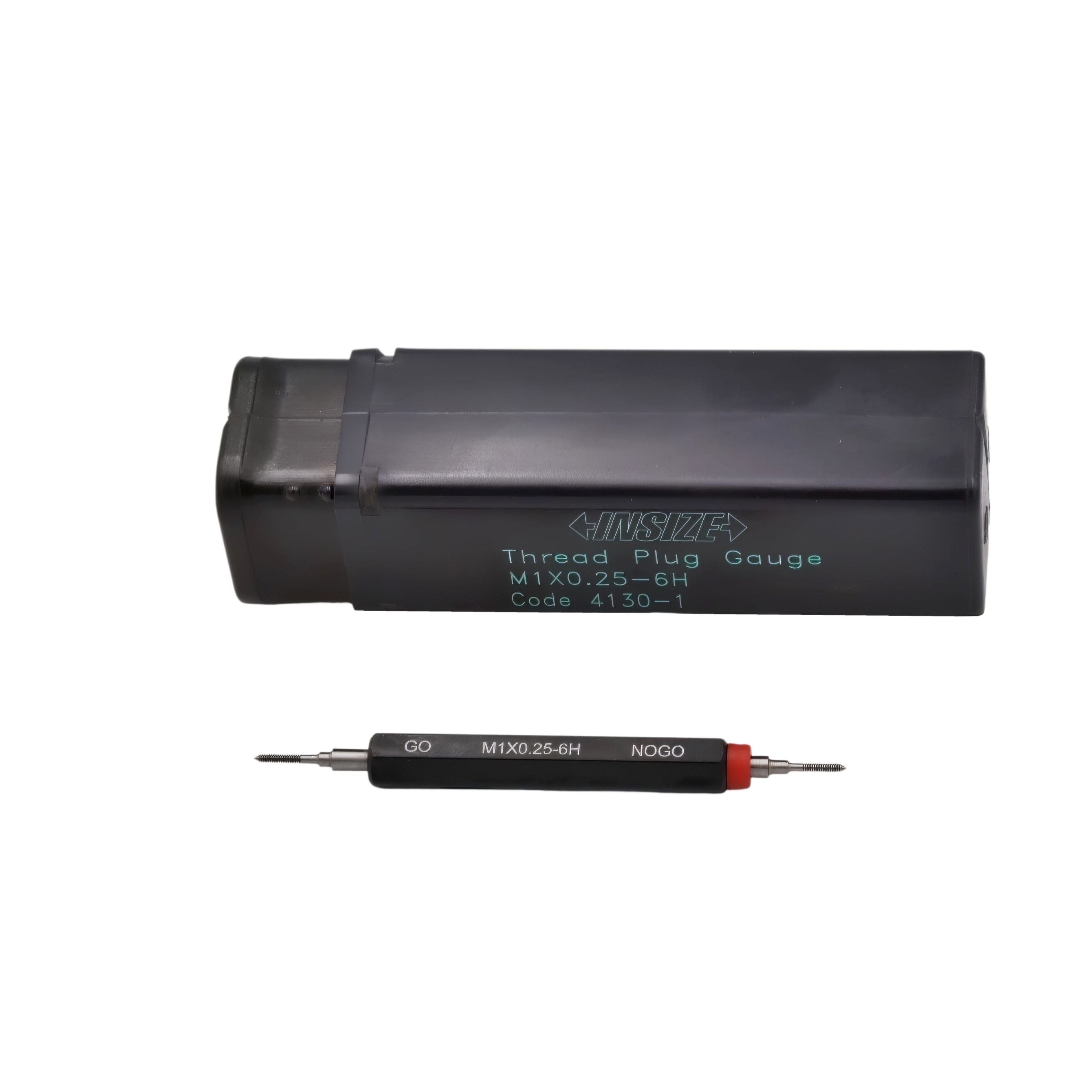 INSIZE MEASURING EQUIPMENT Insize Metric Thread Plug Gauge GO & NOGO M1 x 0.25 Class 6H Series 4130-1