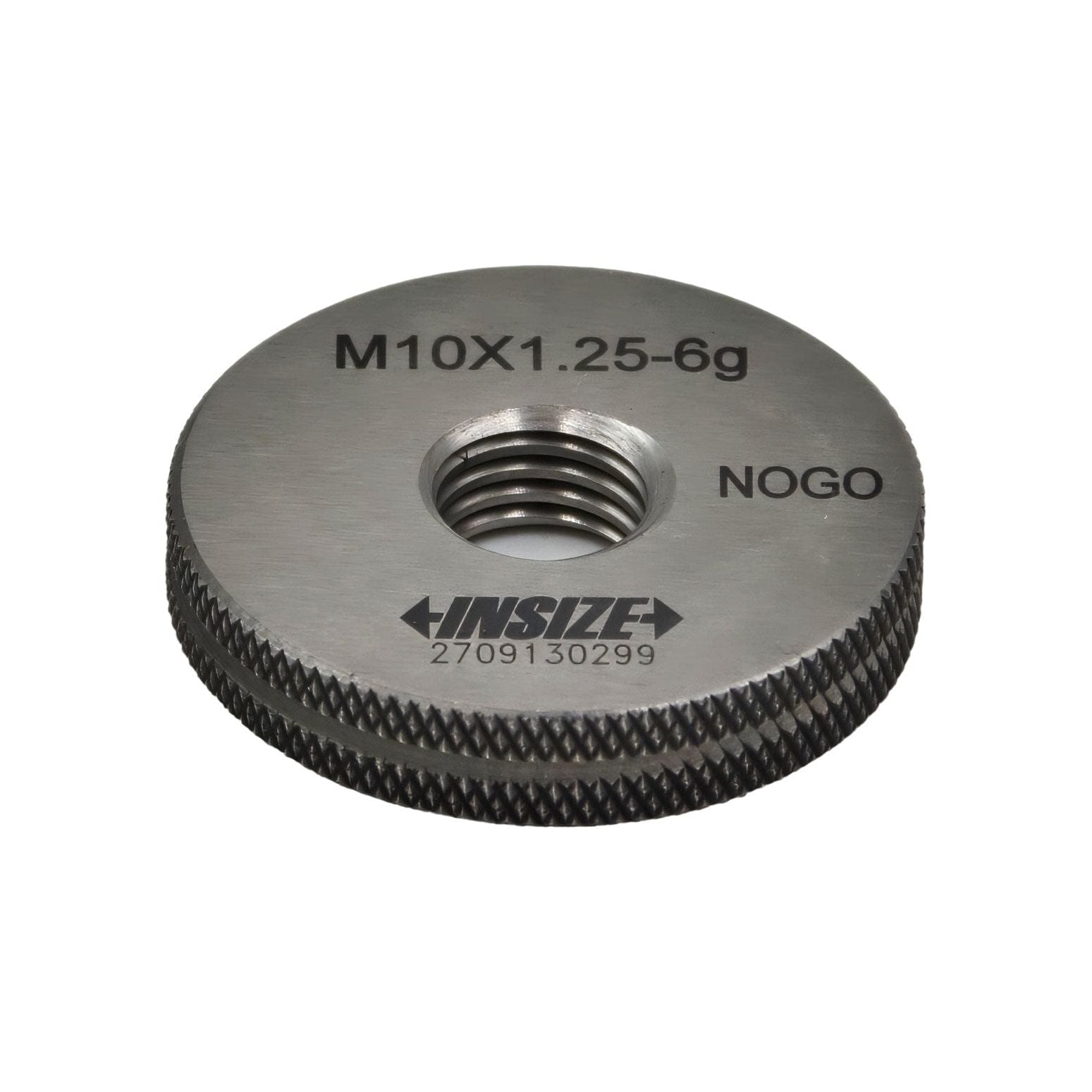 INSIZE Measuring Equipment Insize NOGO Thread Ring Gauge M10X1.25 Series 4129-10QN