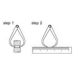 INSIZE Measuring Equipment Insize Outside Caliper 0-150mm Range Series 7241-150