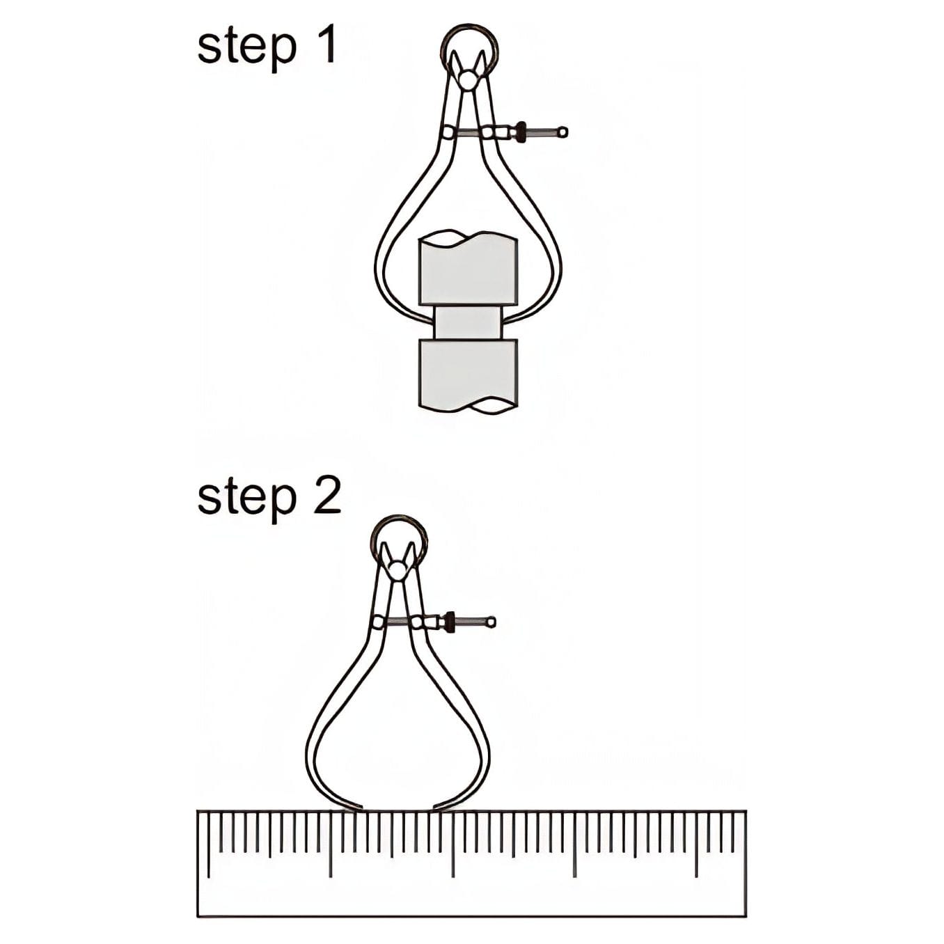 INSIZE Measuring Equipment Insize Outside Spring Caliper 0-140mm Range Series 7262-150