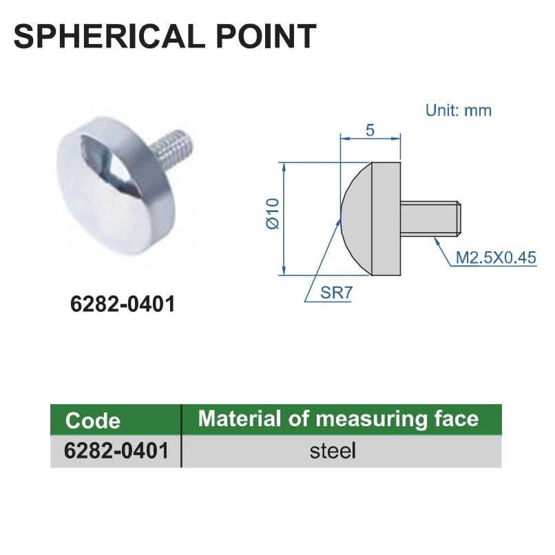 INSIZE Measuring Equipment Insize Spherical Point Range Series 6282-0401