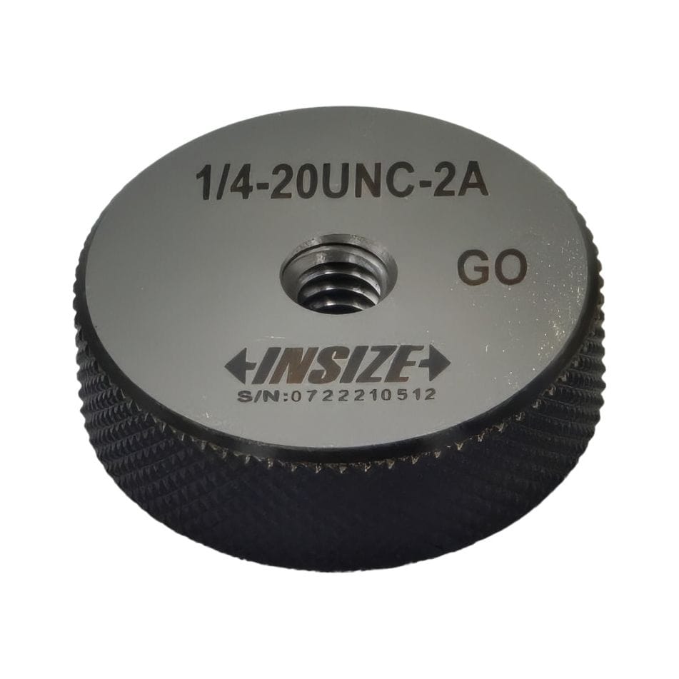 INSIZE Measuring Equipment Insize Thread GO Ring Gauge 1/4"-20 UNC Series 4121-1B1