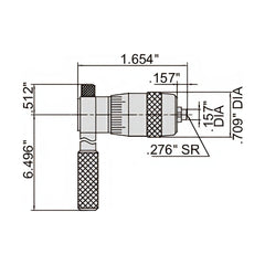 INSIZE Measuring Equipment Insize Tubular Inside Micrometer 8-40" Range Series 3221-40