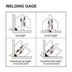 INSIZE Measuring Equipment Insize Welding Gauge Series 4851-1