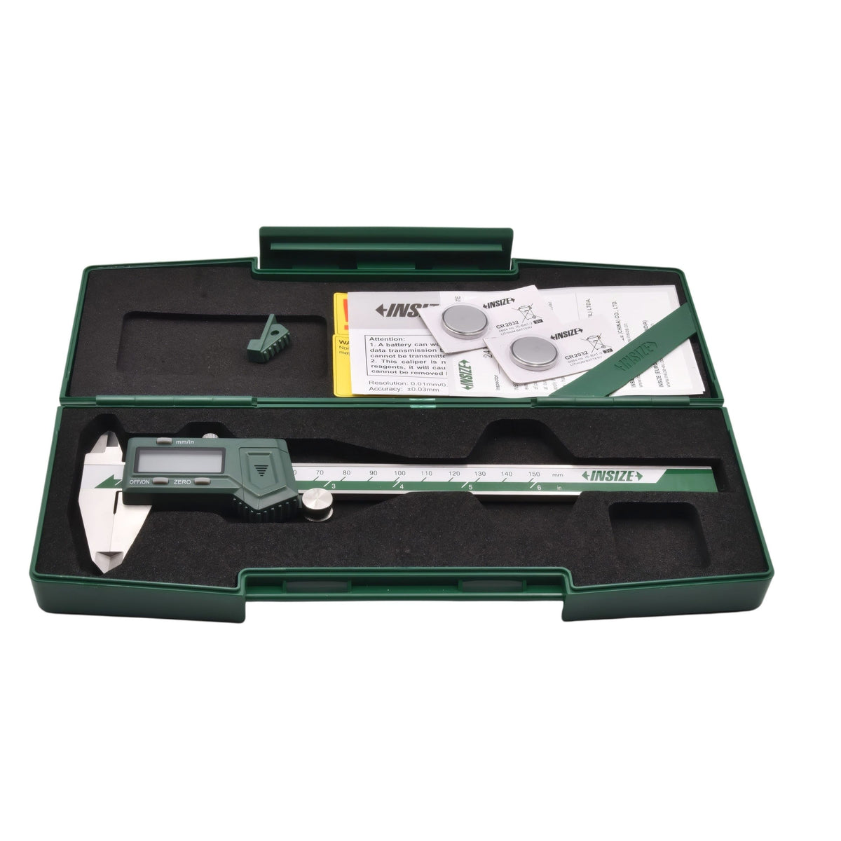 INSIZE Measuring Equipment Insize Wireless Digital Caliper 0–150 mm / 0–6" Series 1113-150