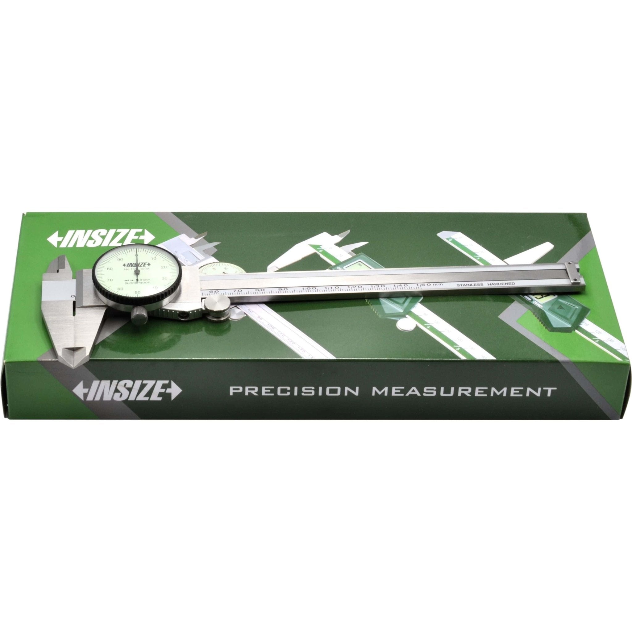 INSIZE Metric Dial Caliper 0-200mm Range Series 1311-200A - Twin Eagle Imports