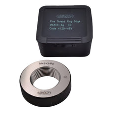 Insize Metric Fine Thread Ring Gauge GO M48 x 3.0 Class 6g Series 4129-48V - Twin Eagle Imports