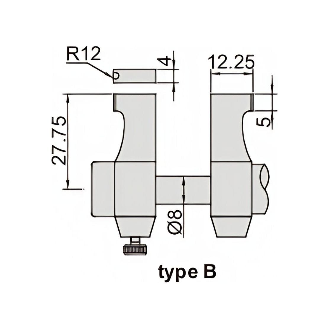 Insize Metric Inside Micrometer 25-50mm Range Series 3220-50 - Twin Eagle Imports