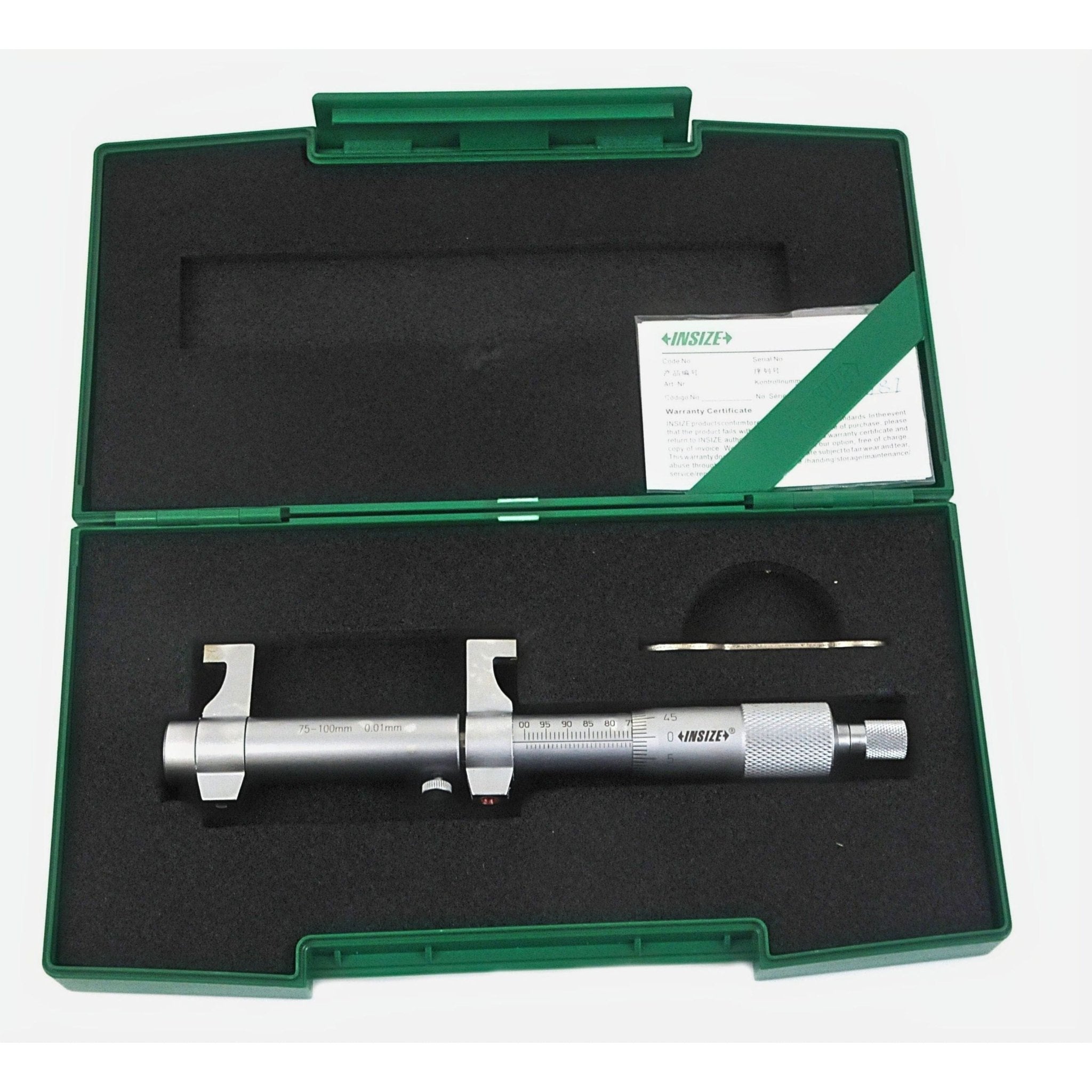Insize Metric Inside Micrometer 75-100mm Range Series 3220-100 - Twin Eagle Imports