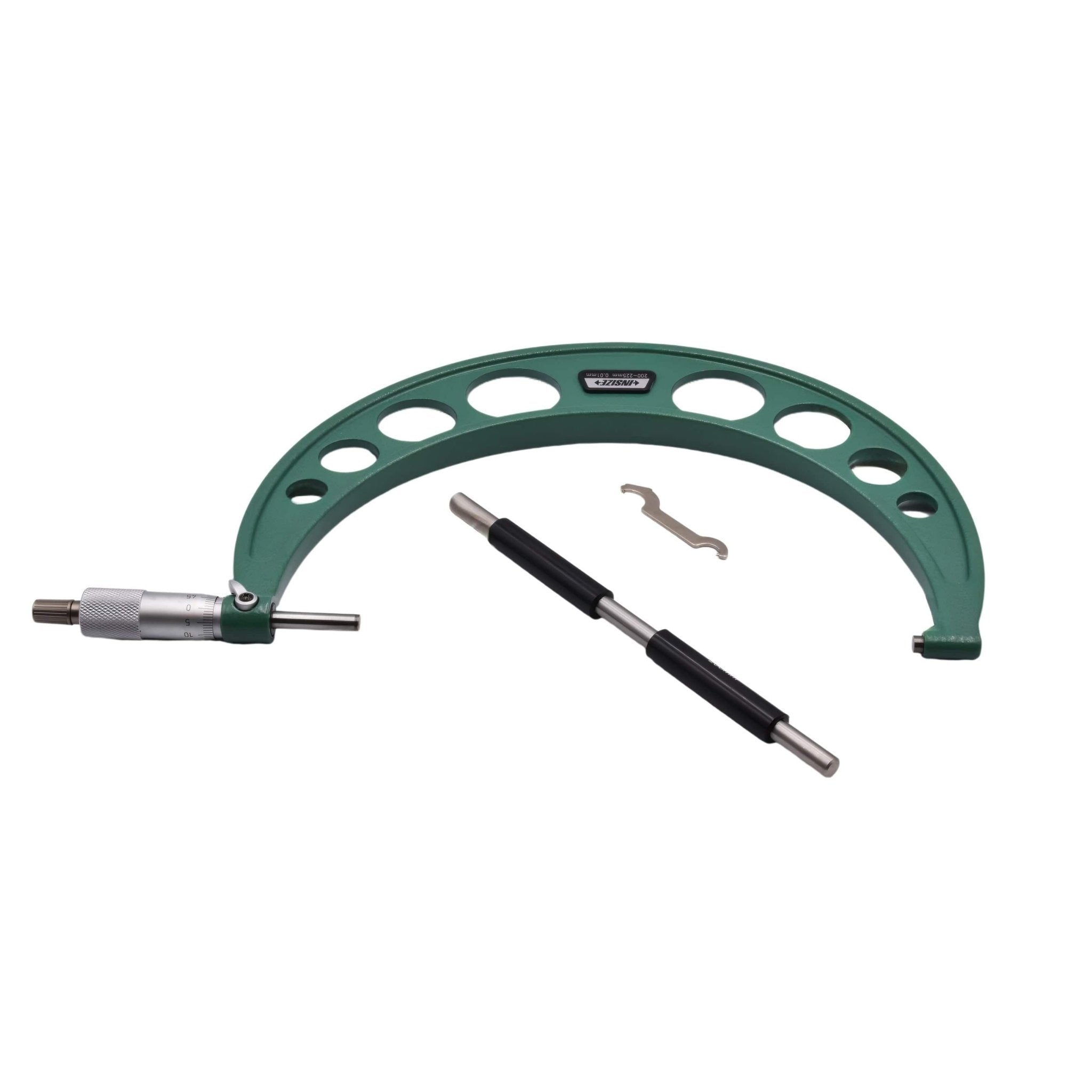 Insize Metric Outside Micrometer 200-225mm Range Series 3203-225A - Twin Eagle Imports