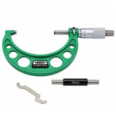 Insize Metric Outside Micrometer 75-100mm Range Series 3203-100A - Twin Eagle Imports
