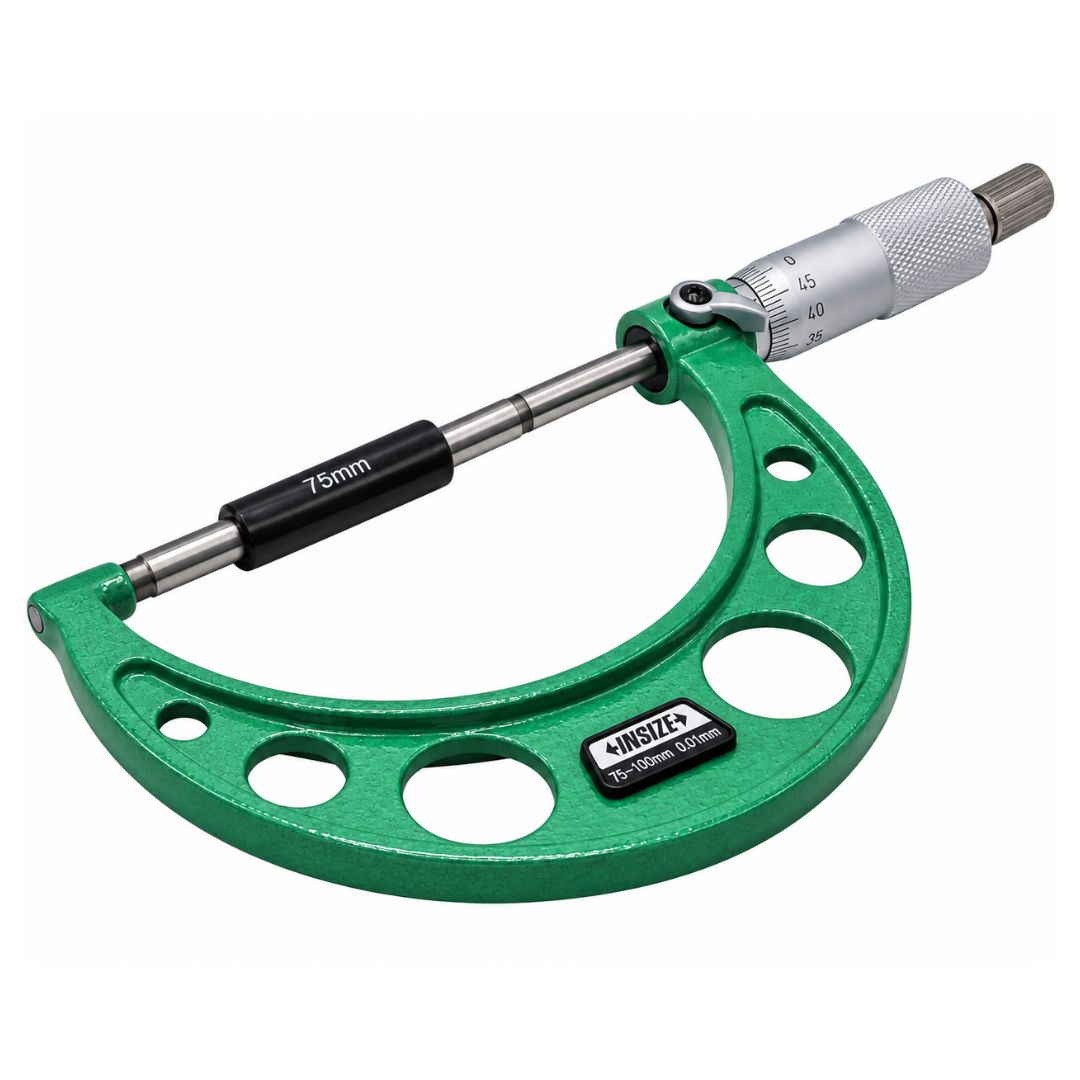 Insize Metric Outside Micrometer 75-100mm Range Series 3203-100A - Twin Eagle Imports