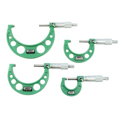 Insize Metric Outside Micrometer Set 0-300mm Range Series 3203-3012A - Twin Eagle Imports