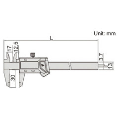 Insize Mini Digital Caliper 0-100mm/0-4" Range Series 1111-100A - Twin Eagle Imports