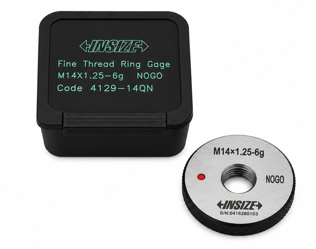 Insize NOGO Thread Ring Gauge M14X1.25 Series 4129-14QN - Twin Eagle Imports