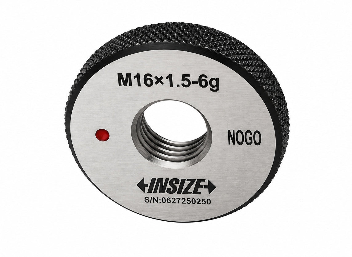 Insize NOGO Thread Ring Gauge M16X1.5 Series 4129-16RN - Twin Eagle Imports