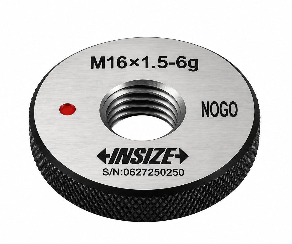 Insize NOGO Thread Ring Gauge M16X1.5 Series 4129-16RN - Twin Eagle Imports