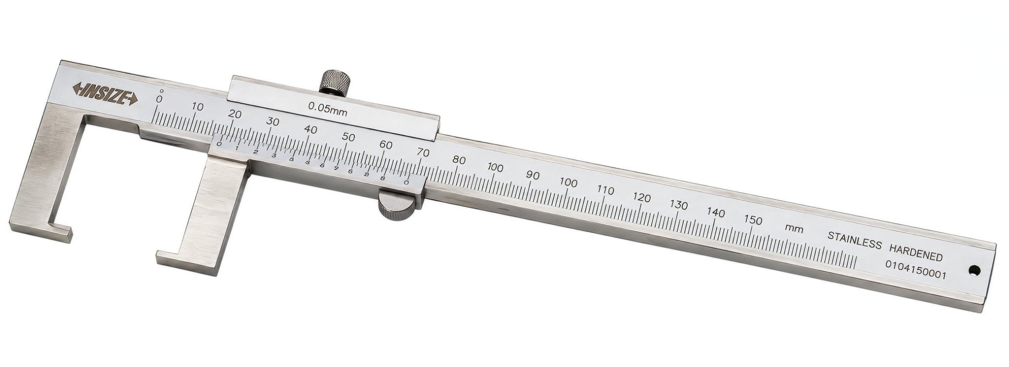Insize Outside Neck Vernier Caliper 0-150mm Series 1287-1503 - Twin Eagle Imports