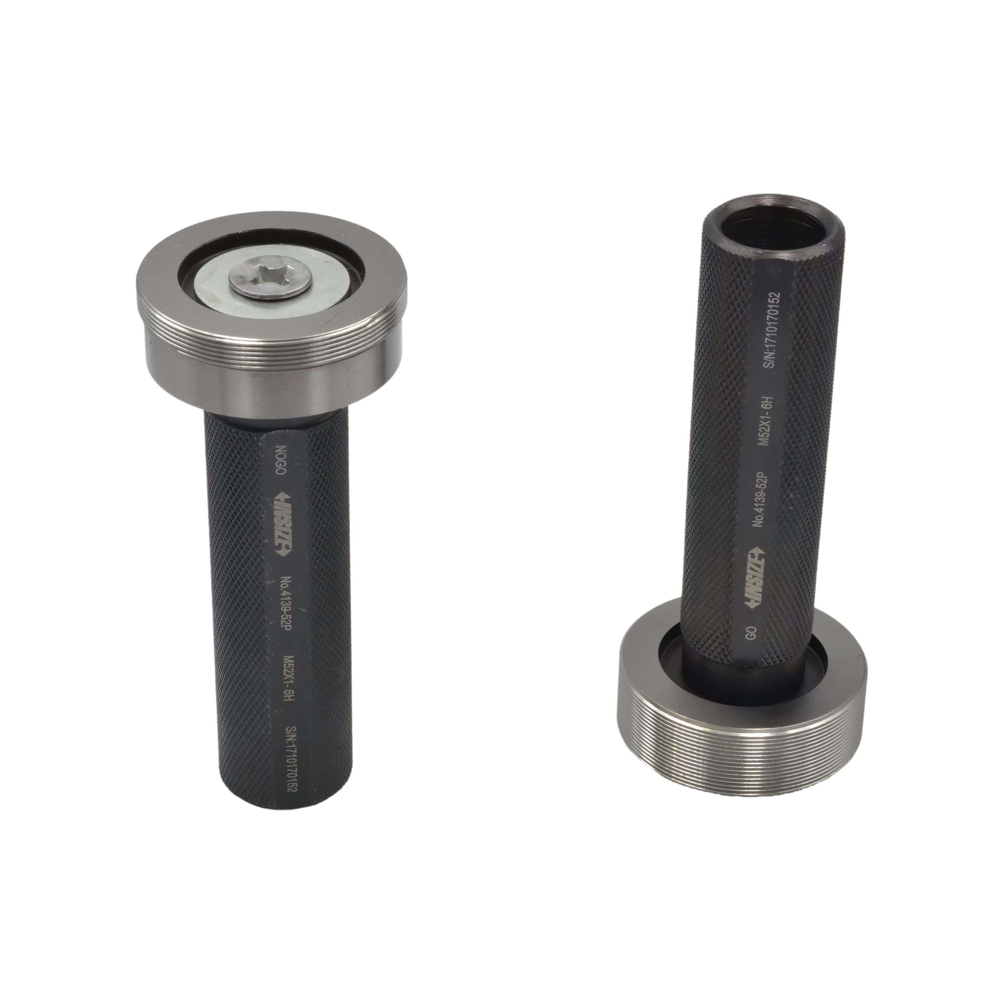 Insize Thread GO NOGO Plug Gauge M52x1mm Series 4139-52P - Twin Eagle Imports