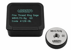 Insize Thread GO Ring Gauge M8 x 0.75mm Series 4139-8L - Twin Eagle Imports