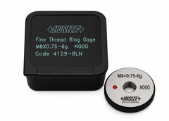 Insize Thread NOGO Ring Gauge M8 x 0.75mm Series 4139-8L - Twin Eagle Imports