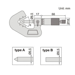 Insize V Shape Anvil Micrometer 5-20mm Range Series 3290-203A - Twin Eagle Imports