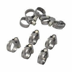 Kale Grab Kits 10 Piece Kale 304 Stainless Steel 8-16mm WD9 Worm Drive Hose Clamp