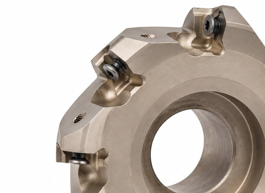 Kyocera 100mm Indexable Face Mill Cutter 45° - 8 Flute Shell Mill - Twin Eagle Imports