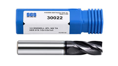 KYOCERA ASIA PACIFIC PTE LTD CARBIDE ENDMILL Kyocera SGS 30022 1/2" 4 Flute Ti-NAMITE-A AlTiN Coated Carbide Square End Mill